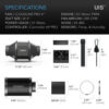 AIR FILTRATION KIT PRO 4″, INLINE FAN WITH SMART CONTROLLER, CARBON FILTER & DUCTING COMBO AC Infinity Ventilation 8